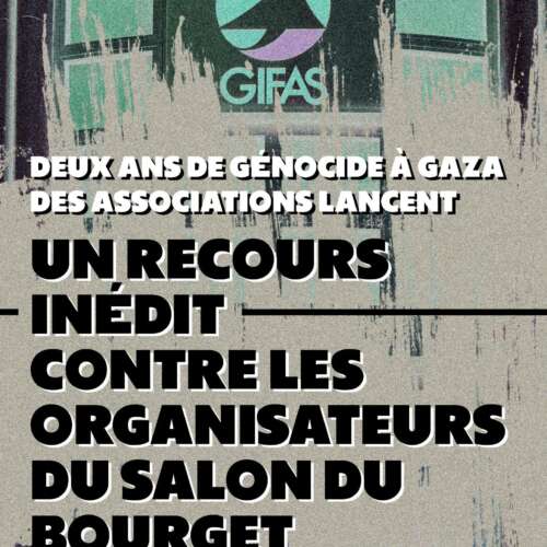 comm bourget 1 signal 2025 10 07 231807 002 Deux ans de génocide à Gaza : des associations lancent un recours inédit contre l’organisateur du Salon du Bourget