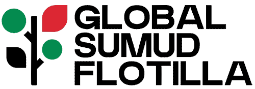 logoglobal sumud flotilla UNE AGRESSION NAVALE DANGEREUSE CONTRE NOTRE FLOTTILLE HUMANITAIRE