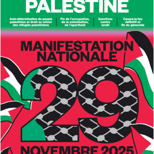 manif29novembre a2 20251024 11h53 hd 492a3 À Paris, manifestation nationale de soutien à la Palestine