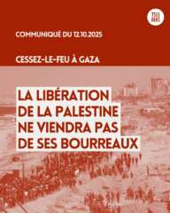 Cessez-le-feu à Gaza : la libération de la Palestine ne viendra pas de ses bourreaux