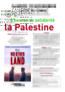 22 11 25 Gentilly À Gentilly (94), 8 heures pour la Palestine