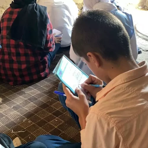 Abu Amir 10 11 25 education IMG 3436.jpg Témoignage d'Abu Amir, le 10 novembre 2025 - L’éducation protège l’identité de la société gazaouie