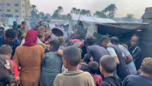 Abu Amir 17 11 25 aide alimentaire IMG 3693 Témoignage d'Abu Amir le 17 novembre 2025 - Urgent : une campagne hivernale de dons pour Gaza!