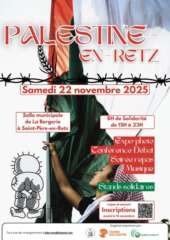 Affiche Palestineenretz RVB À Saint-Père-en-Retz (44) - Palestine en Retz