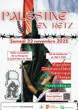Affiche Palestineenretz RVB À Saint-Père-en-Retz (44) - Palestine en Retz