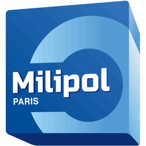 Logo Milipol Paris.svg Alors que le génocide à Gaza se poursuit, nos associations continuent le combat contre les salons d’armement qui l’alimentent