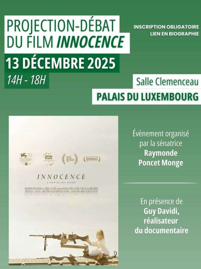 À Paris, projection-débat du film Innocence 3 flyer Innocence À Paris, projection-débat du film Innocence