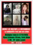signal 2025 12 25 133729 002 À Paris, rassemblement pour la libération des militant.es britanniques détenu.es