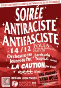 soiree concerts antifa À Paris (20ème), Concerts pour la #JournéeSansNous