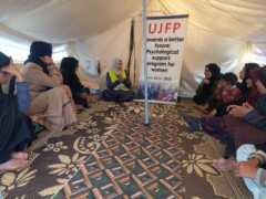 Abu Amir 17 1 26 atelier psy IMG 7521 Témoignage d'Abu Amir, le 17 janvier 2026 - Un atelier sauve les mères et leurs enfants au camp Al-Asdiqa