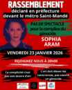 À Saint-Mandé (94), rassemblement contre le spectacle de Sophia Aram 12 Affiche Sophia Aram À Saint-Mandé (94), rassemblement contre le spectacle de Sophia Aram