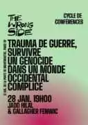 Image1 À Paris (18ème), conférence : "Trauma de guerre, survivre un génocide dans un monde occidental complice"