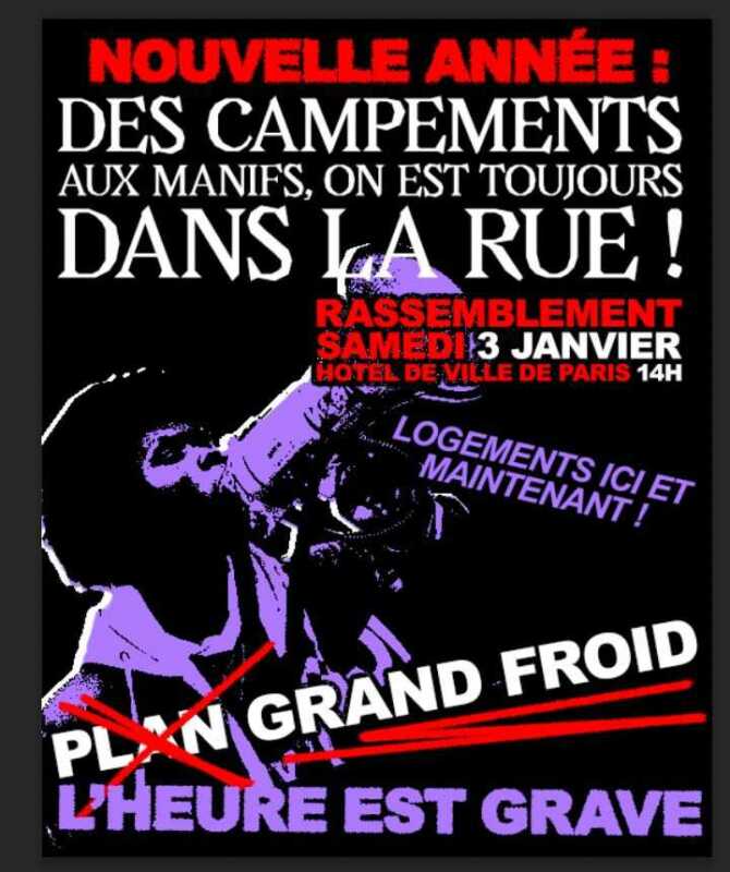 À Paris, rassemblement pour un hébergement immédiat de toutes et tous ! 3 Jeunes de belleville À Paris, rassemblement pour un hébergement immédiat de toutes et tous !