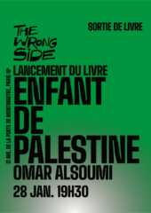 Livre Omar Alsoumi OK À Paris (18ème), lancement du livre "Enfant de Palestine"