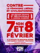 PROG EVENT 8FEV COUV À Pantin (93), deux jours de débats contre le féminisme libéral et civilisationnel : une réponse féministe et décoloniale à l'agenda guerrier
