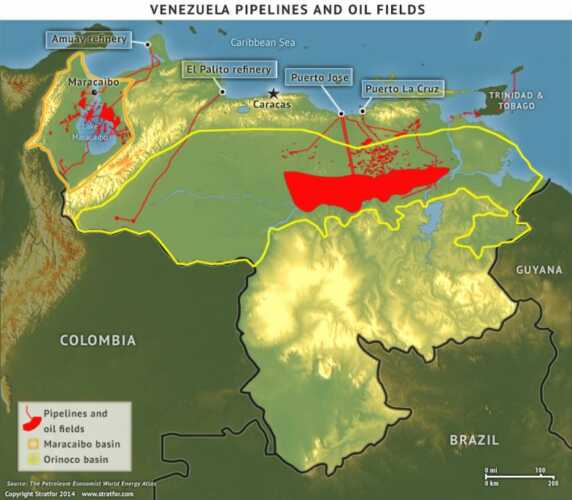 Venezuela oil fields 0 Escalade de Trump dans le pire, escalade de Macron dans la honte