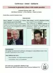 WhatsApp Image 2026 01 08 at 16.36.27 À Chalon-sur-Saône (71), Conférence-débat avec Pierre Stambul et Théo Serfaty : "Comment le génocide à Gaza a été rendu possible"
