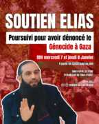 elias janvier 2026 À Paris, soutien à Elias d'Imzalène