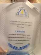 ASDHOM : Trophée pour la paix en Palestine et le Respect des Droits Humains 23 31 01 25 Paris 3 ASDHOM : Trophée pour la paix en Palestine et le Respect des Droits Humains