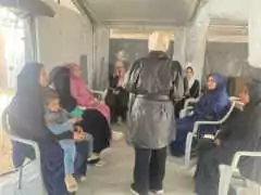 Abu Amir 23 2 26 Ateliers psy IMG 0300 Témoignage d'Abu Amir, le 23 février 2026 - Dans une tente dressée sur le sable de Gaza pendant le Ramadan