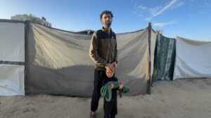 Abu Amir 3 2 26 aide humantaireIMG 8863 scaled 1 Témoignage d'Abu Amir, le 3 février 2026 - Dans les camps assurer un hiver au chaud