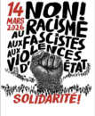 Manifestatio 14 3 26 contre le fascisme Plus que jamais, lutter contre le fascisme