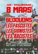 Manifestation du 8 mars 26 À Paris, manifestation féministe du 8 mars 2026 !