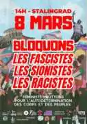 Manifestation du 8 mars 26 À Paris, manifestation féministe du 8 mars 2026 !