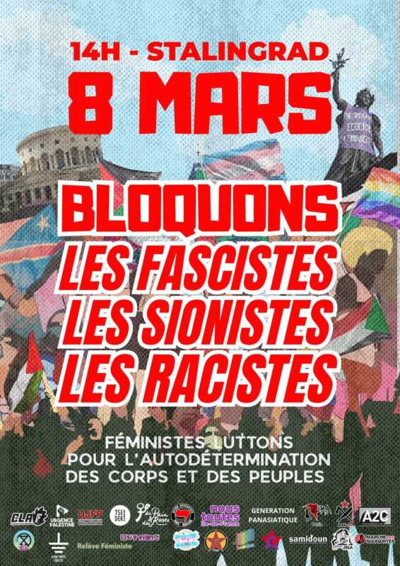 Manifestation du 8 mars 26 À Paris, manifestation féministe du 8 mars 2026 !