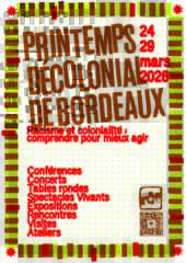 A6 flyer FINAL 3 Page 2 À Bordeaux (33), Printemps décolonial : racisme et colonialité : comprendre pour mieux agir