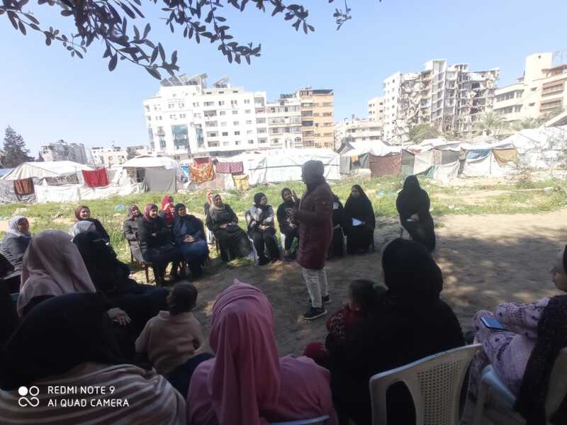 Abju Amir 14 3 26 Atelier psy IMG 0834 PHOTOTHÈQUE DE l'UJFP À GAZA