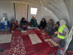 Abu Amir 16 3 26 soutien psy IMG 1316 Témoignage d'Abu Amir, le 16 mars 2026 - Quand les femmes parlent, le cœur guérit dans les tentes