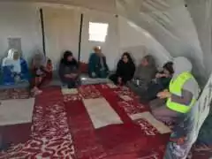 Abu Amir 16 3 26 soutien psy IMG 1316 Témoignage d'Abu Amir, le 16 mars 2026 - Quand les femmes parlent, le cœur guérit dans les tentes