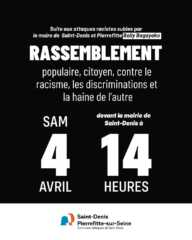HEmjjqya4AAx9t3 À Saint-Denis (93), rassemblement populaire et citoyen contre le racisme et les discriminations