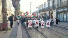 Panneaux Gaza manif Montpellier IMG20241005162750 scaled 1 Témoignage d'Abu Amir, le 26 mars 2026 - Le secret de Gaza c’est une histoire qui ne finit pas
