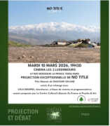 projection debat NO TITLE 10 mars 26 À Paris, projection-débat de NO TITLE