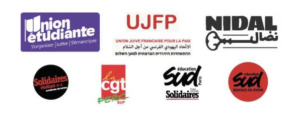 requerants recours contre universites Dossier de presse des recours introduits contre les partenariats académiques franco-israéliens