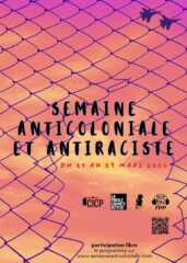 semaine anticoloniale 2026 À Montreuil (93), les 28 et 29 mars, salon anticolonial et antiraciste - Thème : Des États (en guerre) contre les peuples