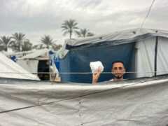 Abu Amir soutien 31 4 26 IMG 2016 Témoignage d'Abu Amir le 31 mars 2026 : compte-rendu des actions de la semaine du 23 au 30 mars 2026 - À Gaza, survivre devient un positionnement