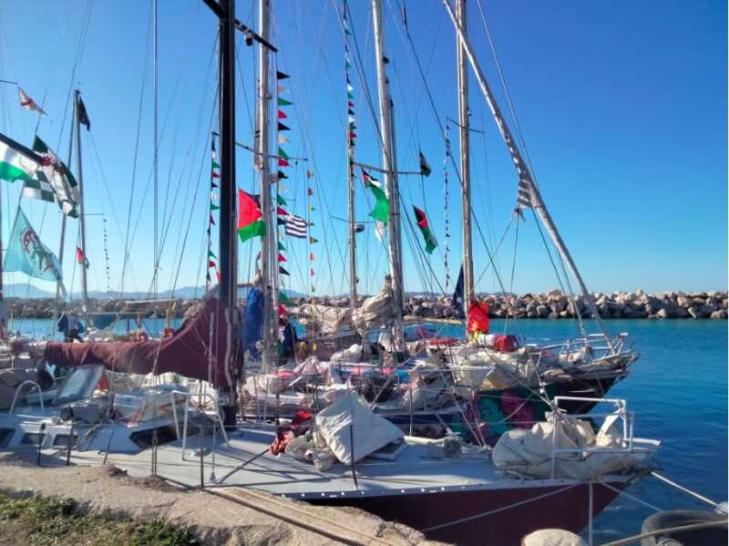 Depart estaque Thousand Madleens : premier départ de la flottille pour Gaza, le 4 avril 2026