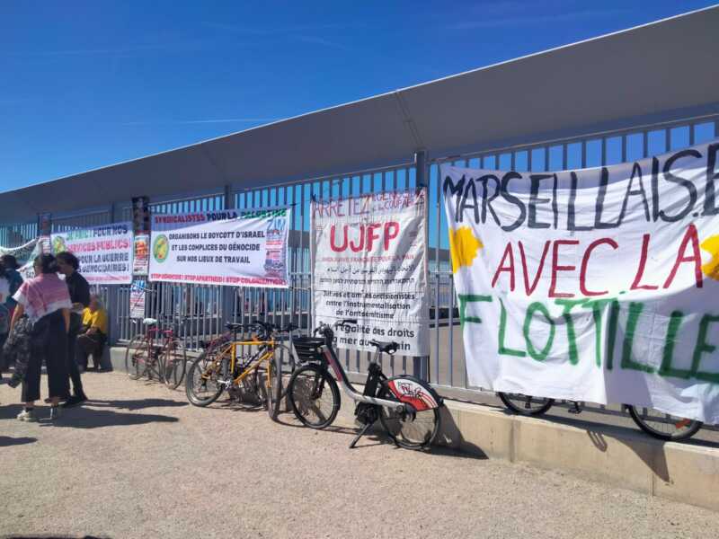 Mille madleen Bateaux Marseille Thousand Madleens : premier départ de la flottille pour Gaza