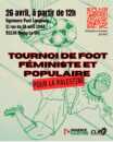 Noisy le sec 26 4 26 1 À Noisy-Le-Sec (93), tournoi de foot féministe et populaire pour la Palestine