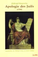 apologies des juifs Humanisme juif et philosophie des Lumières en France (1789) : Zalkind Hourwitz - Note de lecture
