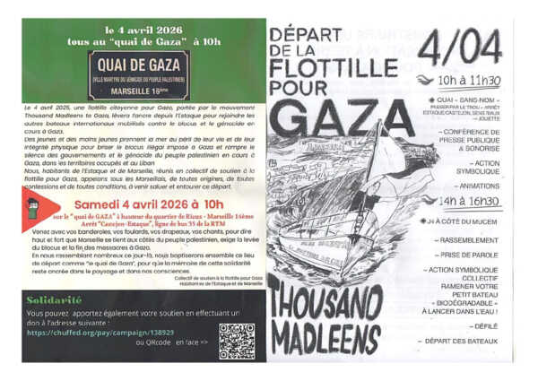 depart 1000 Madleen Thousand Madleens : premier départ de la flottille pour Gaza