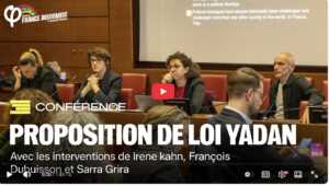 video Loi Yadan Assemblee nationale 31 mars 26 Conférence le 31 mars à l'Assemblée nationale - Loi Yadan : une instrumentalisation de l'antisémitisme et une menace pour nos libertés