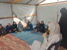 Abu Amir 29 5 26 atelier psy 0868cbd8 60a8 47e7 8d9f 95ee36197c6a Témoignage d'Abu Amir, le 29 mai 2026 - Compte rendu du soutien psychologique hebdomadaire des femmes