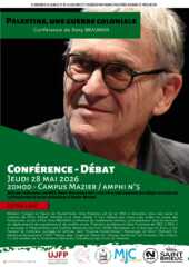 À Saint-Brieuc (22), conférence de Rony Brauman "Palestine, une guerre coloniale" 2 Conference debat R. BRAUMAN du 28 05 2026 À Saint-Brieuc (22), conférence de Rony Brauman "Palestine, une guerre coloniale"