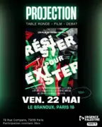 Projection debat Baranoux À Paris (19e), projection-débat de "Résister pour exister"
