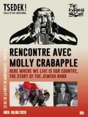 Tsedek Molly Crabapple À Paris, rencontre avec MOLLY CRABAPPLE