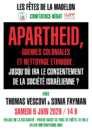 À Fontenay-Sous-Bois (94), conférence-débat : guerres coloniales et nettoyage ethnique : jusqu'où ira le consentement de la société israélienne ? 9 UJFP Madelon rencontre 06.06.2026 À Fontenay-Sous-Bois (94), conférence-débat : guerres coloniales et nettoyage ethnique : jusqu'où ira le consentement de la société israélienne ?